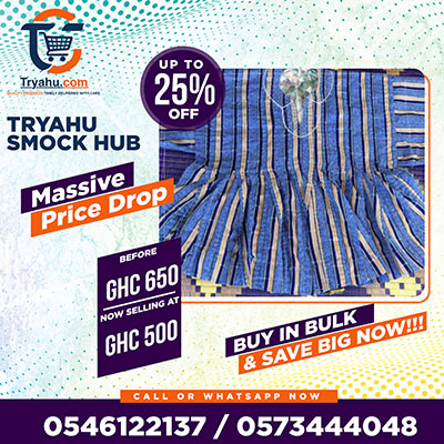 Traditional Ghanaian Smocks for Sale | Authentic Fugu at Tryahu